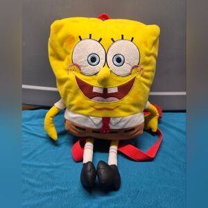 Vintage 2003 Nickelodeon Spongebob SquarePants Plush Backpack